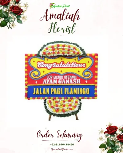 Bunga Papan Congratulation di Waturejo